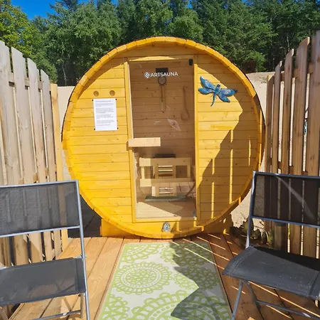 אתר קמפינג Glamping Pod Im Wald Mit Einzelbetten